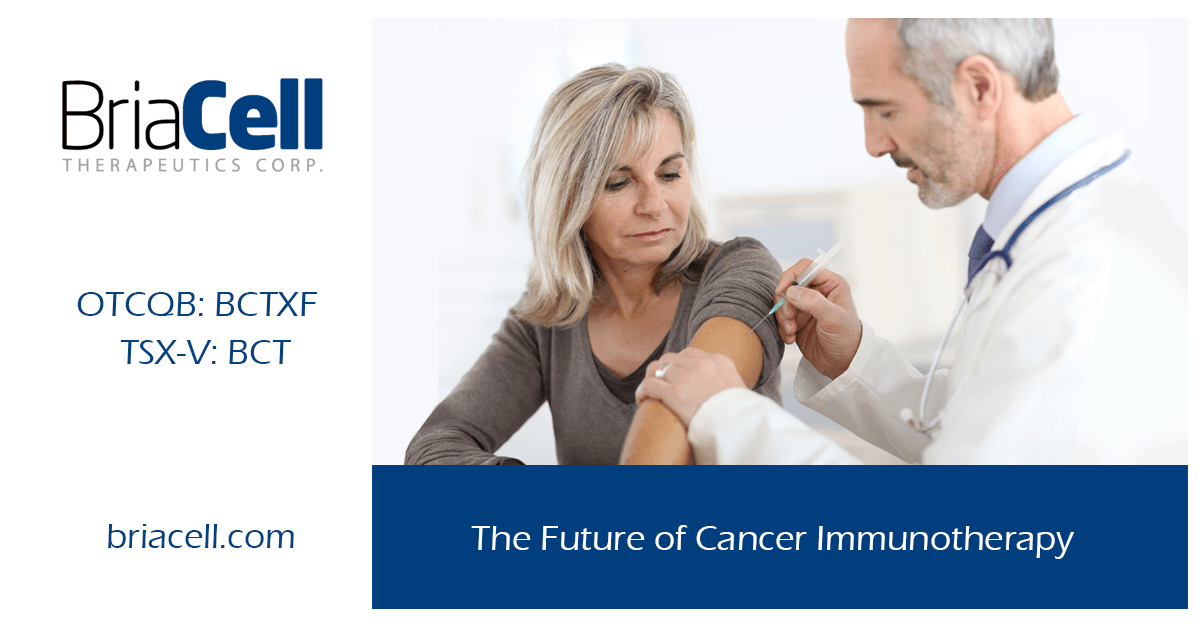 BriaCell - the future of cancer immunotherapy