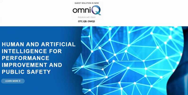 OMNIQ Corp. (OTC.QB: OMQS) - Human and Artificial Intelligence for performance improvement and public safety