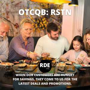 RDE Inc Hungry for savings, and image of a family eating - smallcapvoice